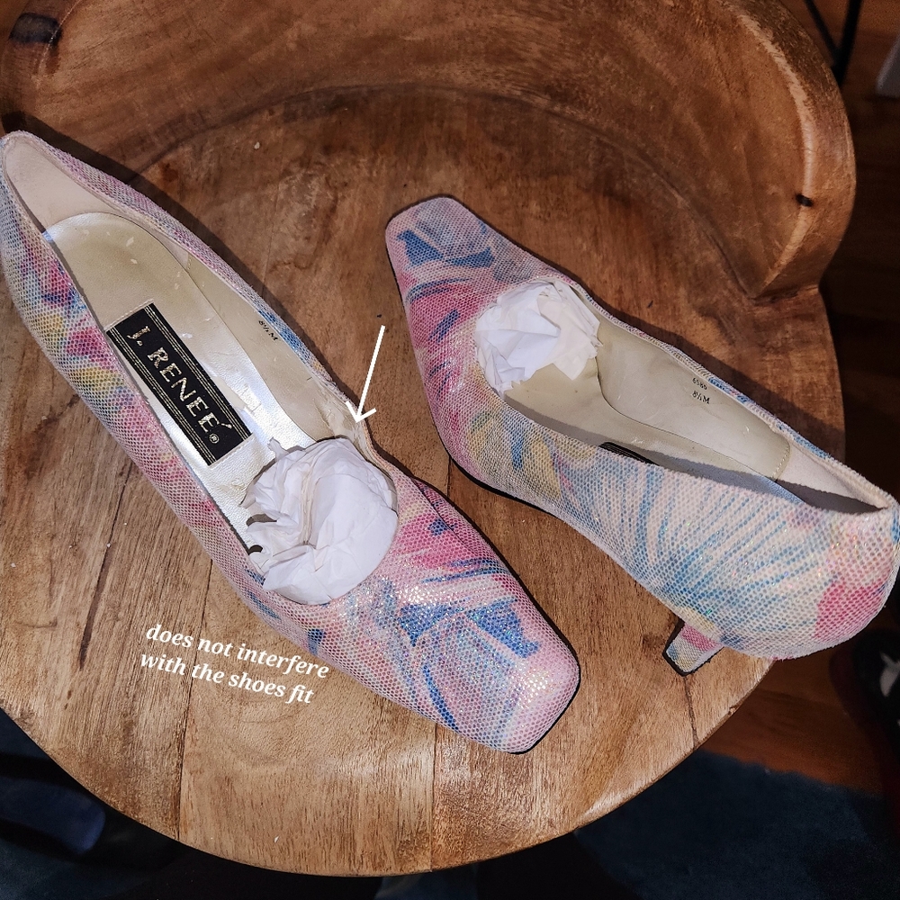 J. Rene Pastel Multi Color 2" Heel Shoes - Picture 9 of 10